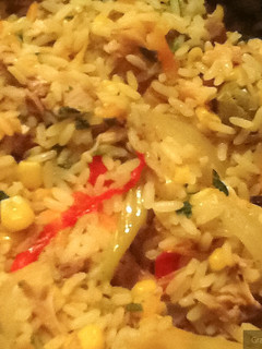 Una foto de Arroz con pollo