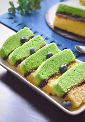 Foto resep Bolu pandan Lapis Kukus