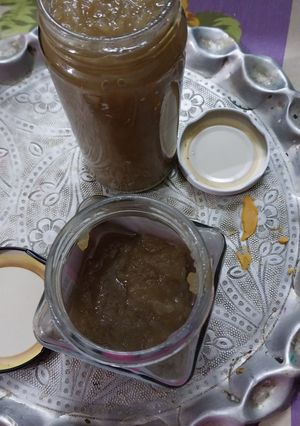 A picture of Home made apple jam.without preservatives.