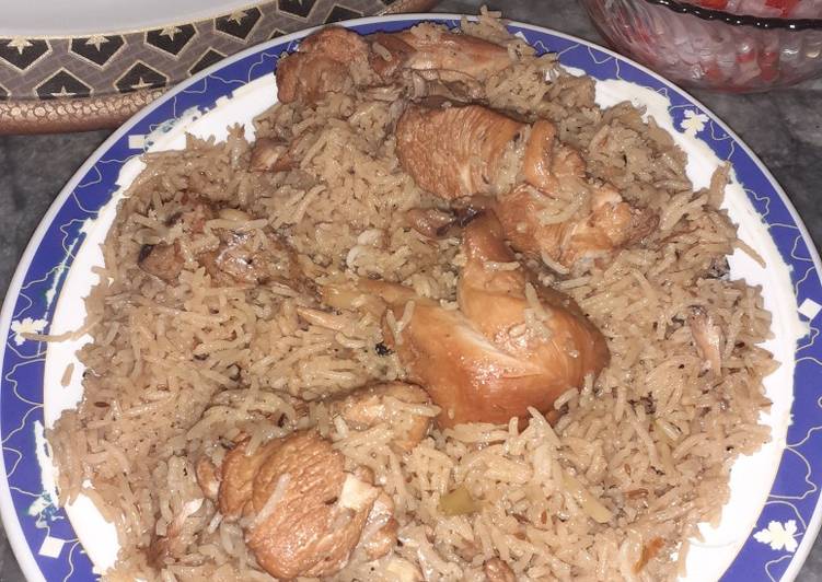 Simple Way to Prepare Cooking Chicken Pulaaô
