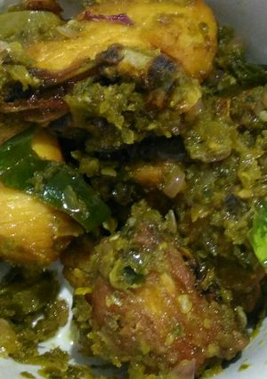 Foto resep Ayam goreng sambal ijo