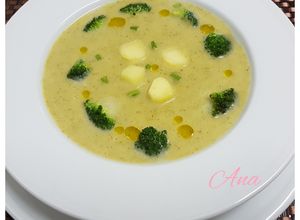 Foto principal de Crema de brócoli con manzana