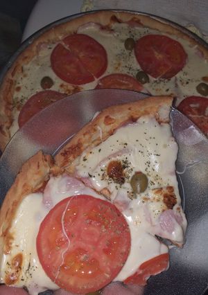 Una foto de Pizza casera