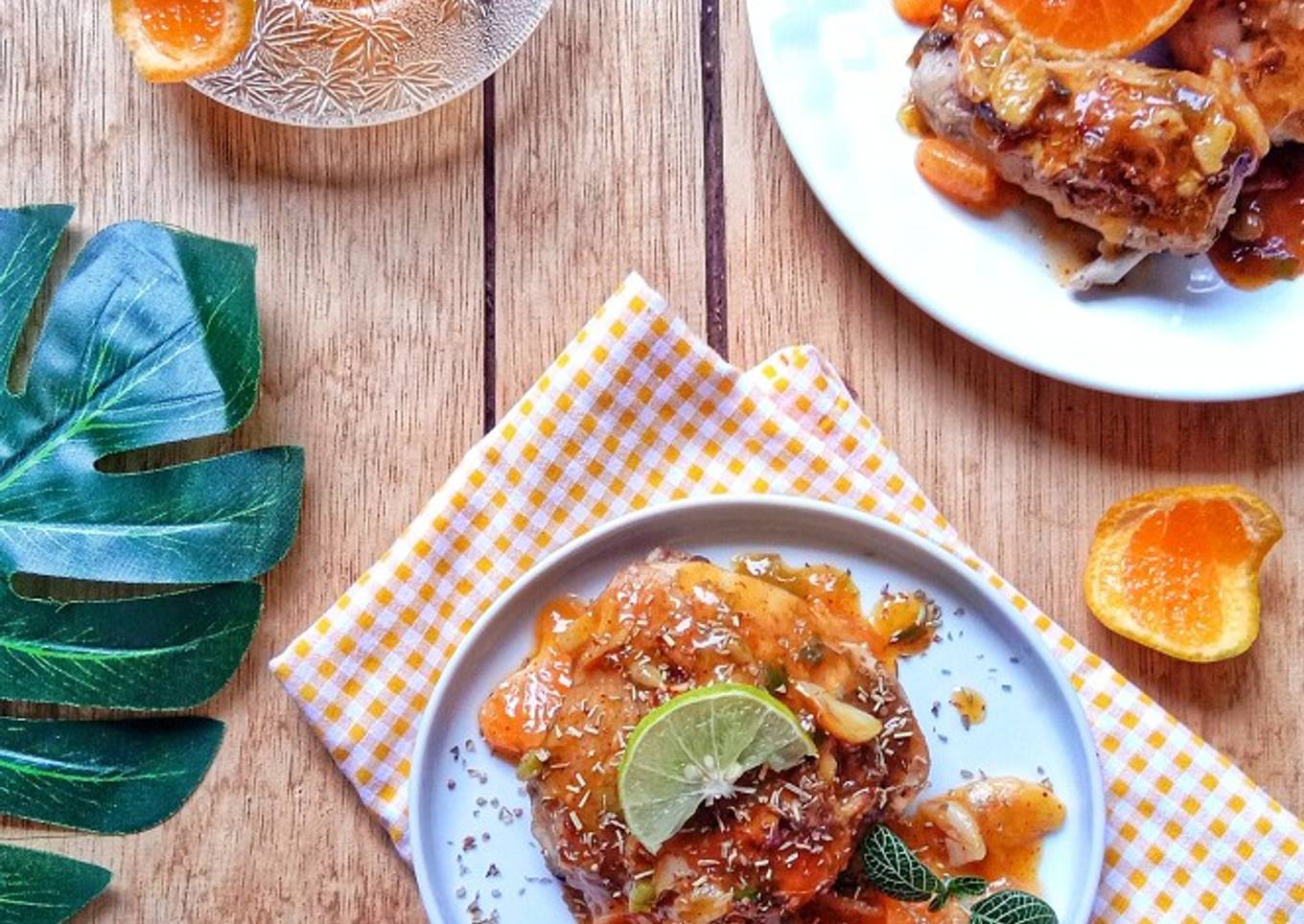 Baked Chicken Orange Sauce
