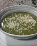 Crema de espinaca con verduras