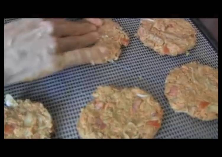 Hamburguesa vegana de zanahoria