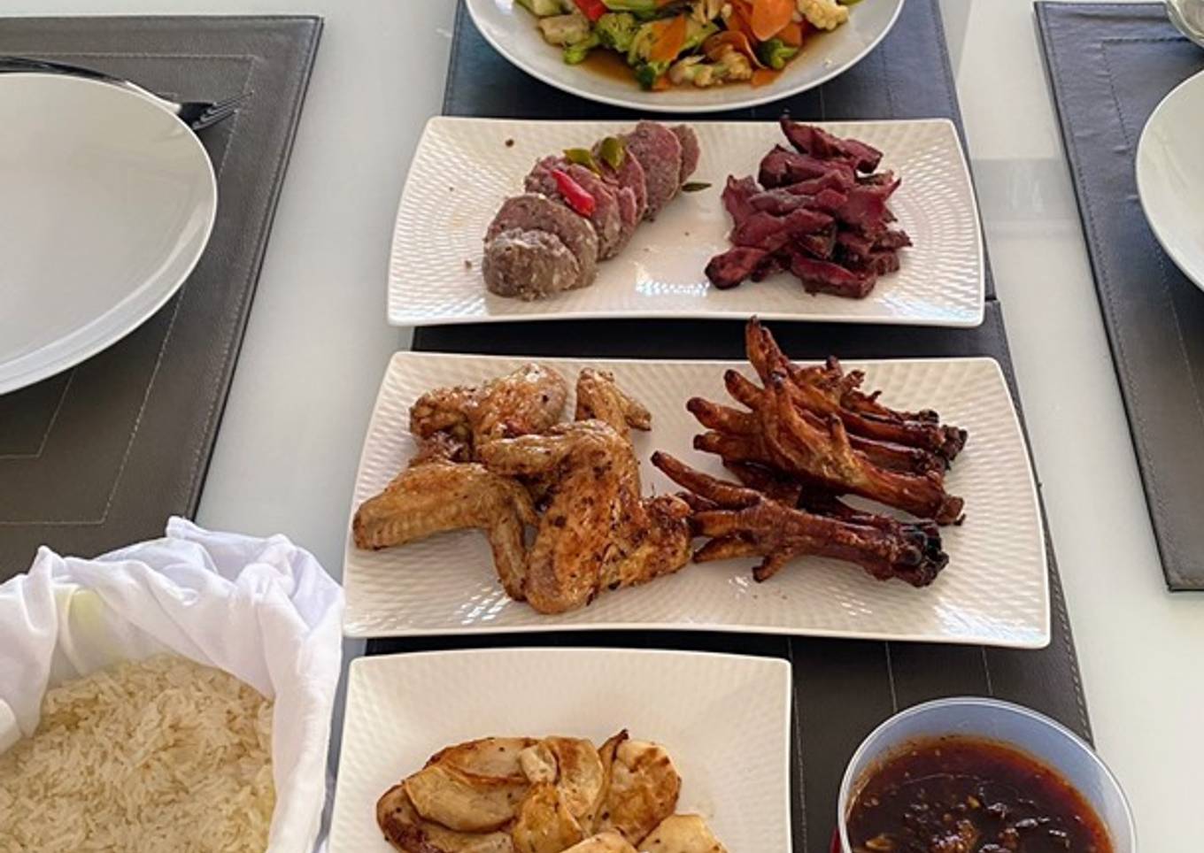 Fried royal mushrooms