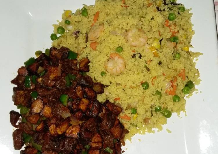 Recipe of Quick Vegetable Couscous and Gizdodo