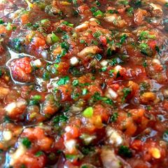 A picture of 5 minute Fire Roasted Salsa.