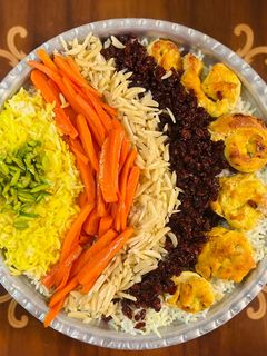عکسی از دستور مرصع پلو 🍚
