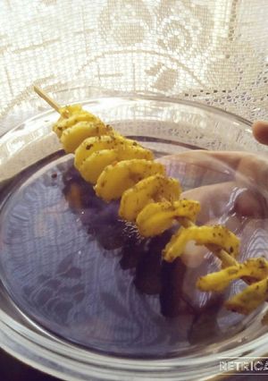 صورة لوصفة بطاطا بالمكرويف 🍟
