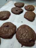 Galletas de chocolate, arándanos y cayena