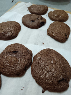 Una foto de Galletas de chocolate, arándanos y cayena