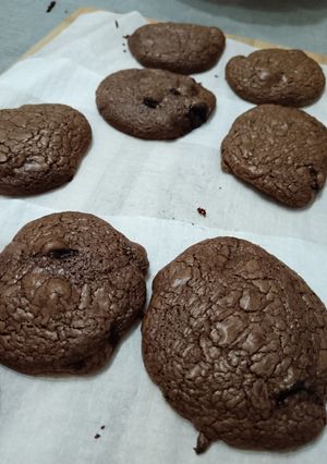 Una foto de Galletas de chocolate, arándanos y cayena