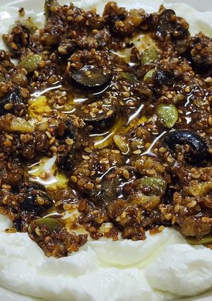 صورة لوصفة خلطه الزعتر اللذيذه😋