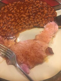 A picture of Raisin sauce for ham.