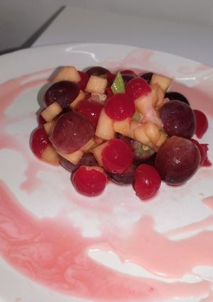 Una foto de Ensalada tropical de melón