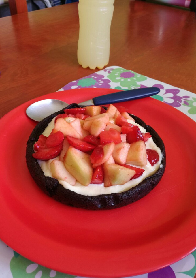 Una foto de Tarta frutal. Sin harina, sin azúcar