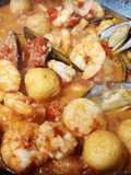 SEAFOOD MEDLEY WITH TOMATO-BUTTER SAUCE