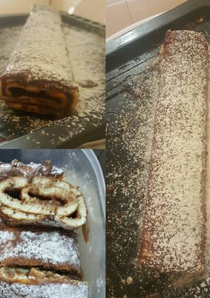 Une photo de Gâteau roule au chocolat