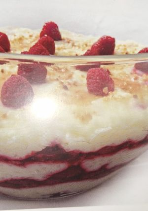 Schichtdessert mit Milchreis & Himbeeren Rezepthauptbild