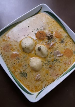 Nyírségi gombócleves recept fotója