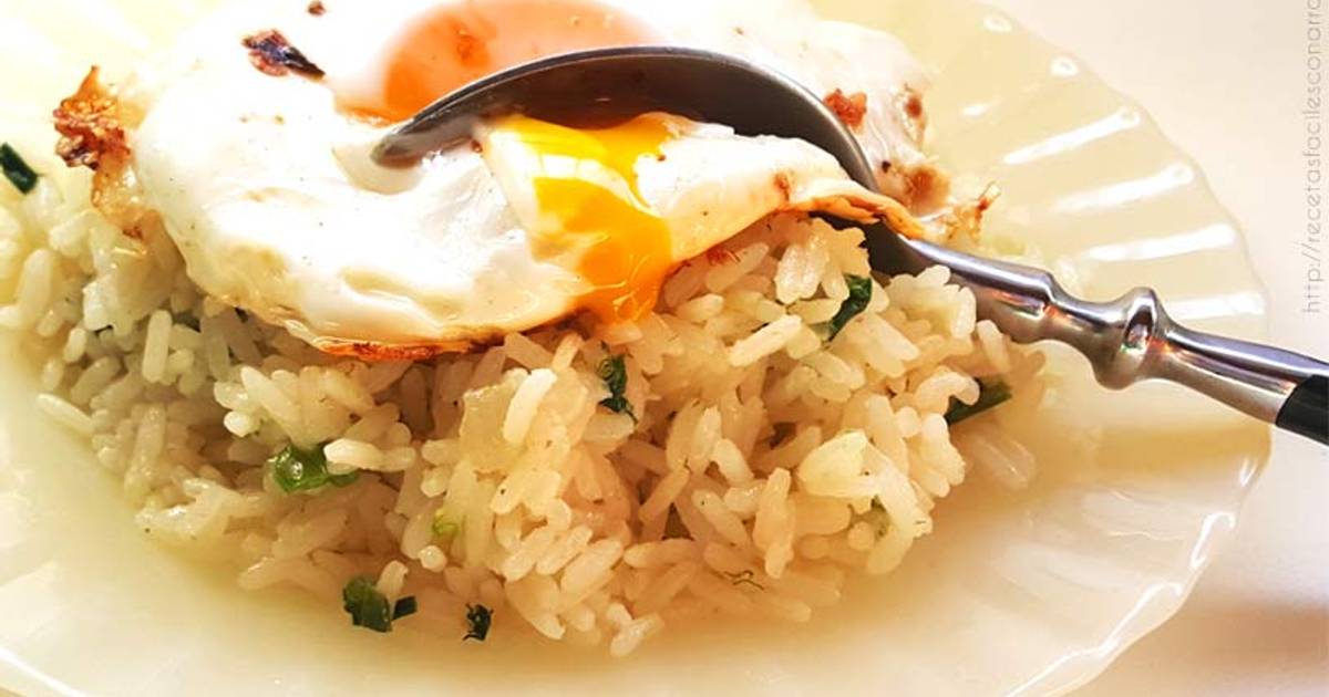 Clásico arroz con cebolla y huevo frito (Fácil, SÚPER ECONÓMICO y en 30 min...