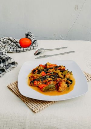 Foto resep Tongkol Terong Pedas Kuah Santan