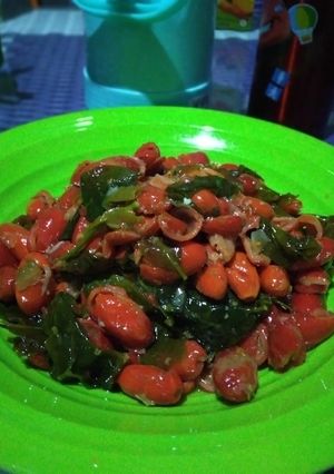Foto resep Tumis kulit dan daun melinjo