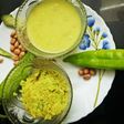 Rajkot's Famous Green chutney (using raw mango)