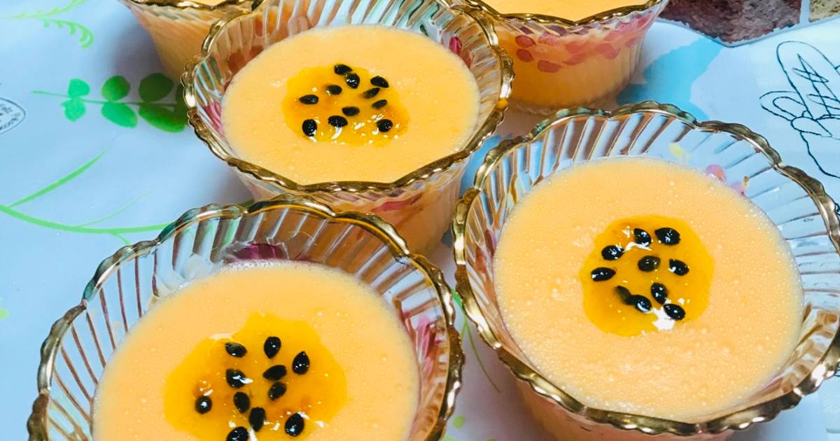 Gelatina de maracuyá con leche!! Receta de yenit julia tajiri Cookpad