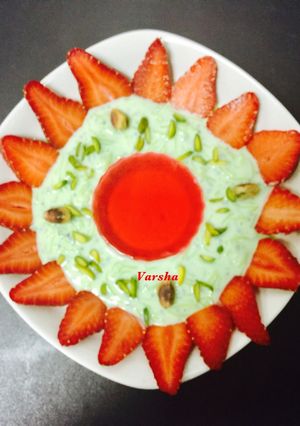 A picture of Falooda Jelly Pudding.