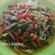 Oseng kacang campur tempe