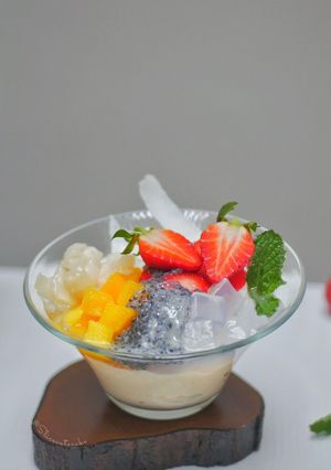 Foto resep Es Sirsak Manado - Strawberry Mangga Segar, Creamy, dan Enaak