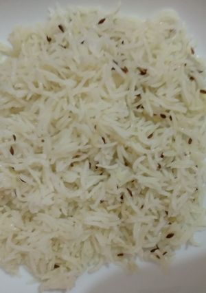 A picture of Jeera Rice.