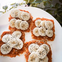 A picture of Pumpkin Toast 🎃.
