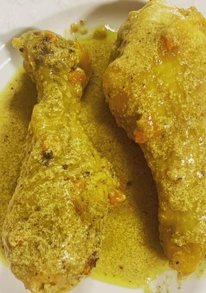 Foto di Cosce di pollo al curry