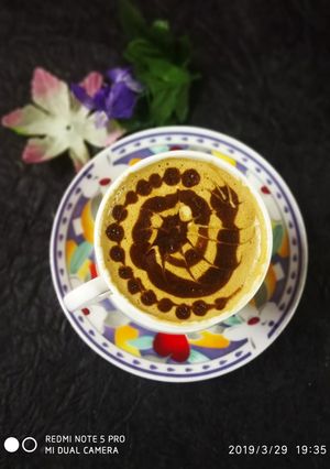 A picture of CCD style coffee.