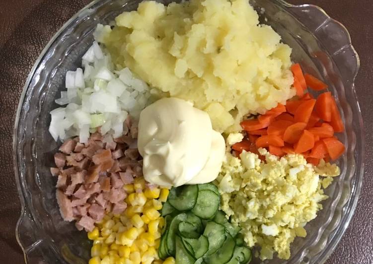 Cara Menyiapkan Japanese potato salad Menggugah Selera