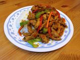 魚香肉絲蓋飯
