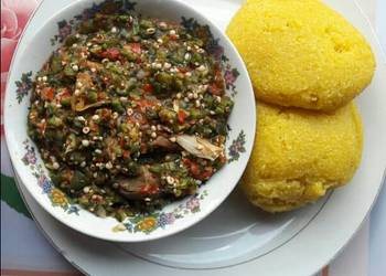 Easiest Way to Cook Perfect Pepper okro soup