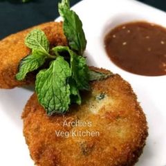 Vegetable cutlet A picture of Vegetable cutlet.