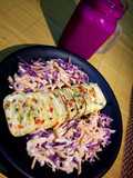 Egg Rolls with Fresh Salad (Healthy Breakfast Menu)