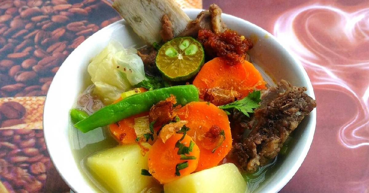 Resep Sop Iga Sapi Sayuran Oleh Yuyun S Cookpad