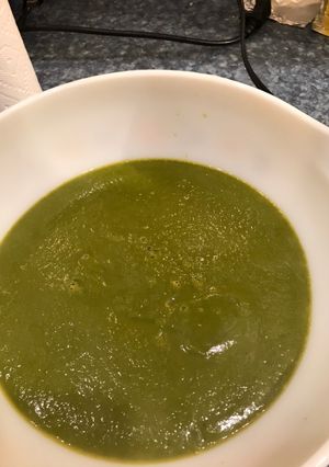 Una foto de Crema de espinaca saludable! No harinas / No lactosa /sin harinas /sin lactosa