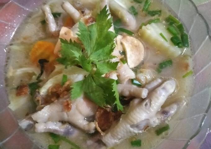 Resep Sop Ceker Ayam Oleh 🌾 Dapur Kreasi Hana 🌾 Cookpad