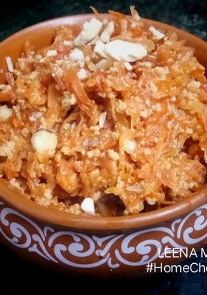 A picture of Gajar Gud ka Halwa.