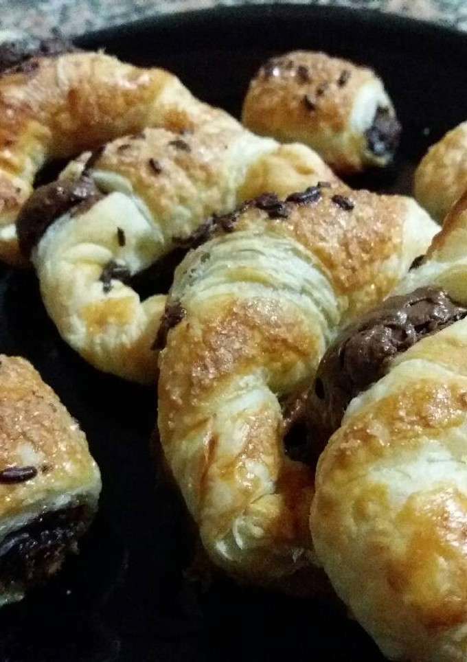 Una foto de Croassant de Nutella