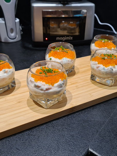 Une photo de Verrines de saumon