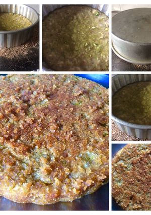 A picture of Traditional dhondas or cucumber cake made on gas top.